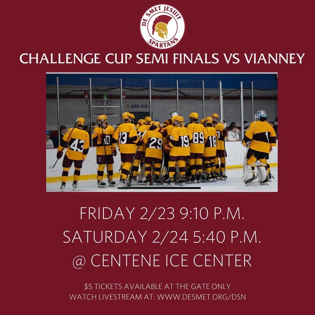 One step closer to Challenge Cup Finals. Come cheer on our Spartans tonight. Be Loud! #yellowbuckets