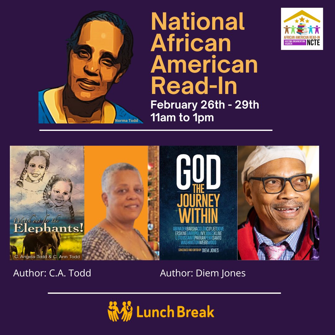 📚Join us in our Community Kitchen, at 121 Drs. James Parker Blvd. in Red Bank, to participate in this inspiring effort to encourage communities to read together and to celebrate African American books and authors. #lunchbreaknj #NCTEvillage #reading #AfricanAmericanReadIn