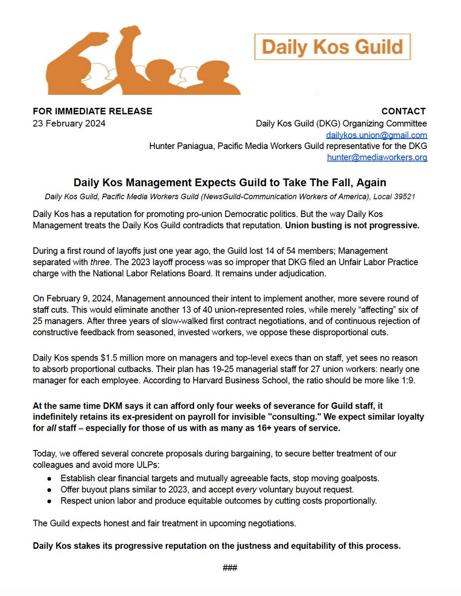 Daily Kos Guild tweet media