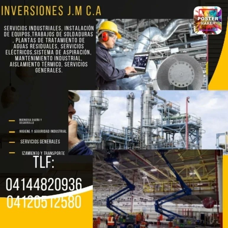jorgeirom's tweet photo. SERVICIOS INDUSTRIALES, instalación de equipos, TRABAJOS DE SOLDADURAS,PLANTAS DE TRATAMIENTO DE AGUA RESIDUALES , SERVICIO ELÉCTRICO,  SISTEMAS  DE ASPIRACIÓN,  MANTENIMIENTO INDUSTRIAL, AISLAMIENTO TÉRMICO,  SERVICIOS GENERALES  ,, 
CONTACTANOS ,, 04144820936 https://t.co/3kjrRdntr7