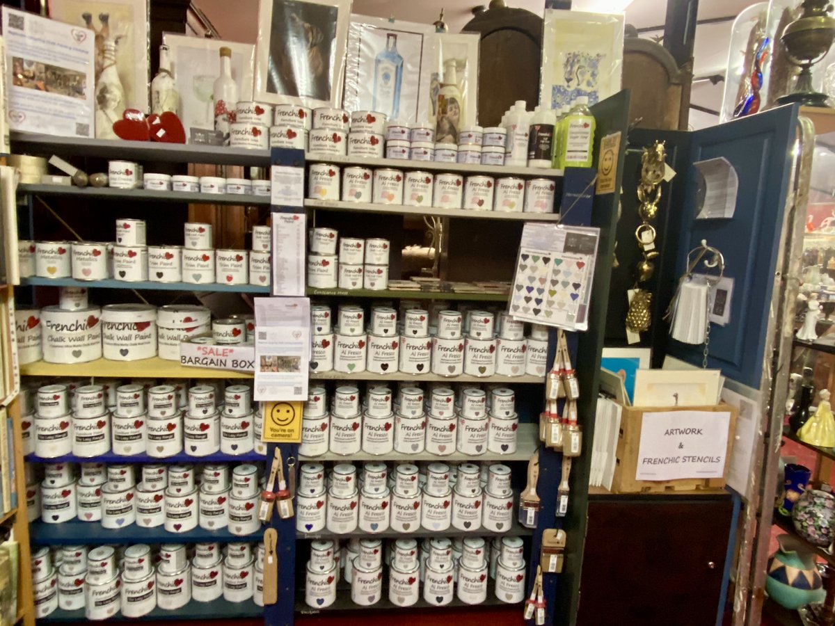 Another <a href="/FrenchicPaint/">Frenchic❤️Paint</a> restock at Timeline #antiques #northwalsham #northnorfolk #norfolk for your #weekend #diy #furniturepainting #frenchicpaint #house #home #room #interiordesign #upcycle #restore #transformation projects learscreativeinteriors.co.uk/collections