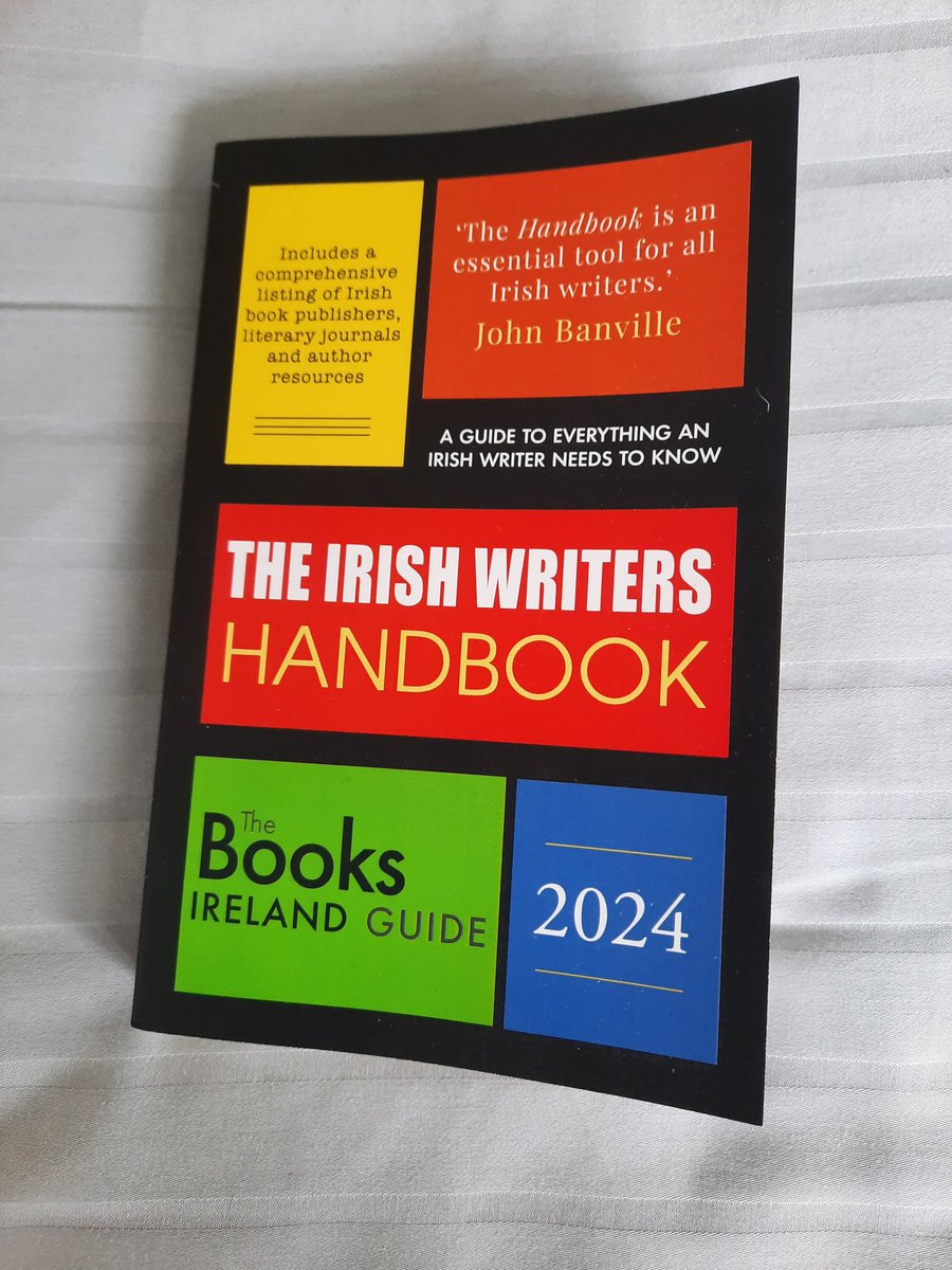Just want to say a big thanks to @booksirelandmag. The Irish Writers Handbook 2024 has arrived. #writing #irishwriters #irishtwitter #amwriting