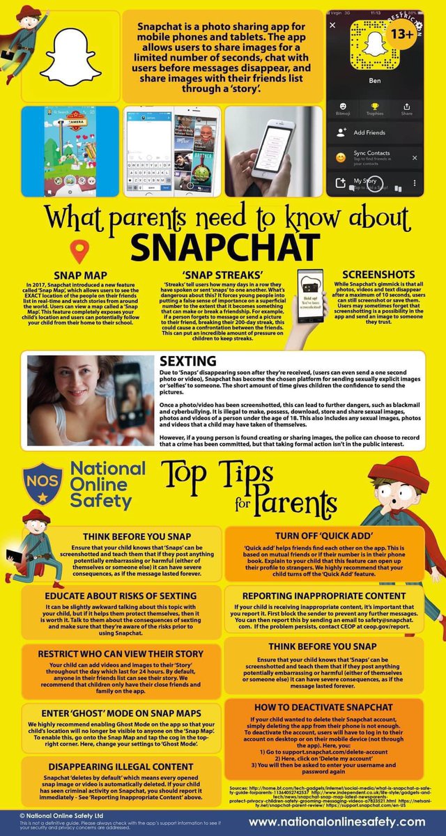 FYI: While social media has its benefits, these types of tips can help families better understand how the platforms operate in order to keep our young people safe. Here’s a bit about SnapChat, which is quite popular among my students. #criticalliteracy