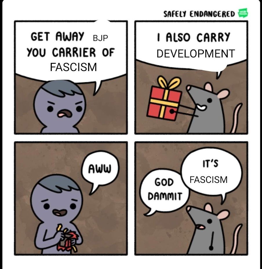 found this meme i made around the heights of the anti nrc/caa protests, image size:904x928