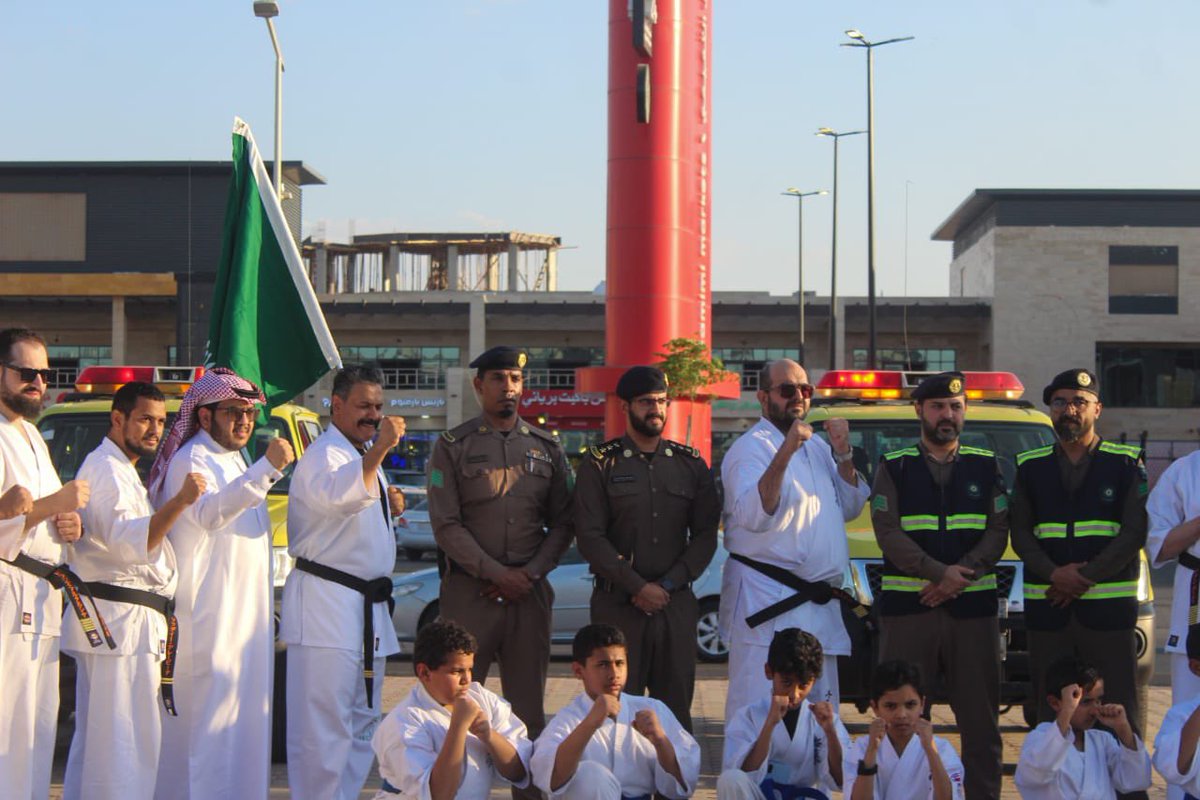 SaudiKyokushin's tweet photo. #احتفالنا_بيوم_التاسيس 
بالمدينة المنورة https://t.co/0WtqfTXbEU