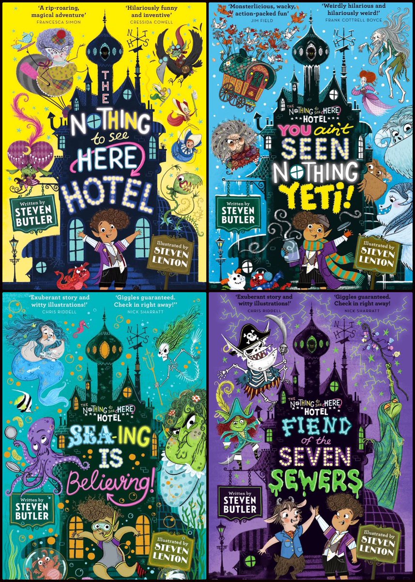 The #NothingToSeeHereHotel turned 6 years old this week and to celebrate, I’d say it’s time for a #Competition!

Like, follow and repost to get your hands on a fully signed and personalised set of the series. Perfect for reading with your little magicals 💫

Closes 03/03/24