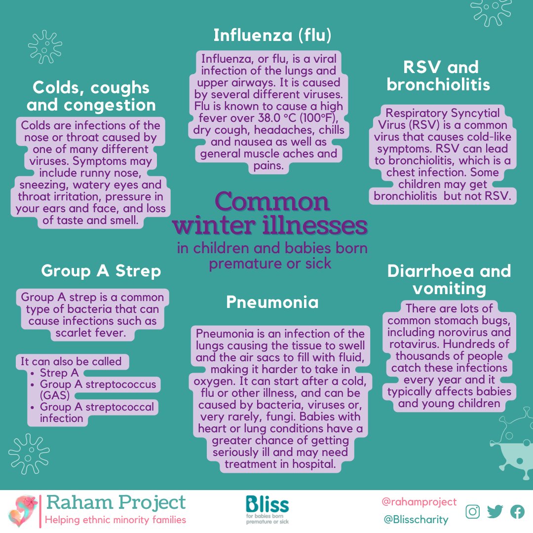 If your baby is vulnerable, you may want help identifying common infectious illnesses that are going around at the moment. That's why we've worked with the wonderful @RahamProject to help parents find the right place to seek help.