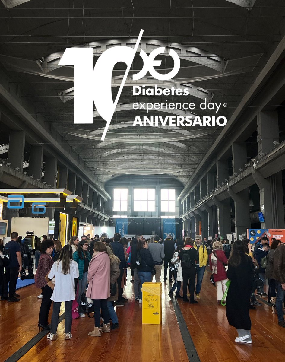 Estamos en la zona expositiva del 10° aniversario de Diabetes Experience Day. Nos espera un día emocionante cargado de propuestas, ponencias, historias, marcas y ¡muchas sorpresas!💙💛
#diabetesp #diabetes #ded24