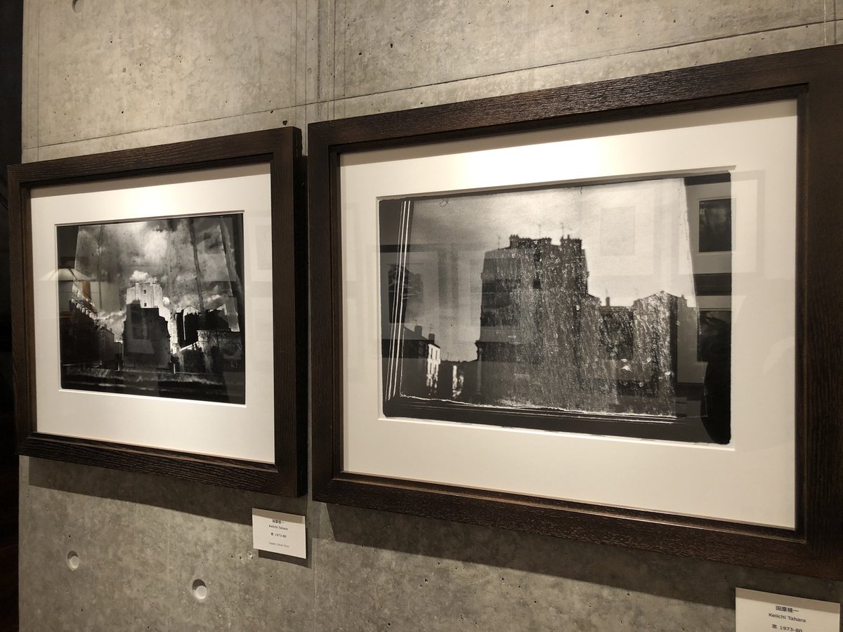 FotoKimho's tweet photo. お茶の水のギャラリーバウハウスで「ヴィンテージ展」を見てきた。川田喜久治、田原桂一、田所美恵子の荒い肌触りの作品が良い。ユージン・ス��スとロバート・フランクの作品点数は多い。エドワード・ウェストンの樹木のプリントは階調が細やかで美しい。ヘミングウェイ肖像はショーンコネリーかと。 https://t.co/0JsOQR1T7M
