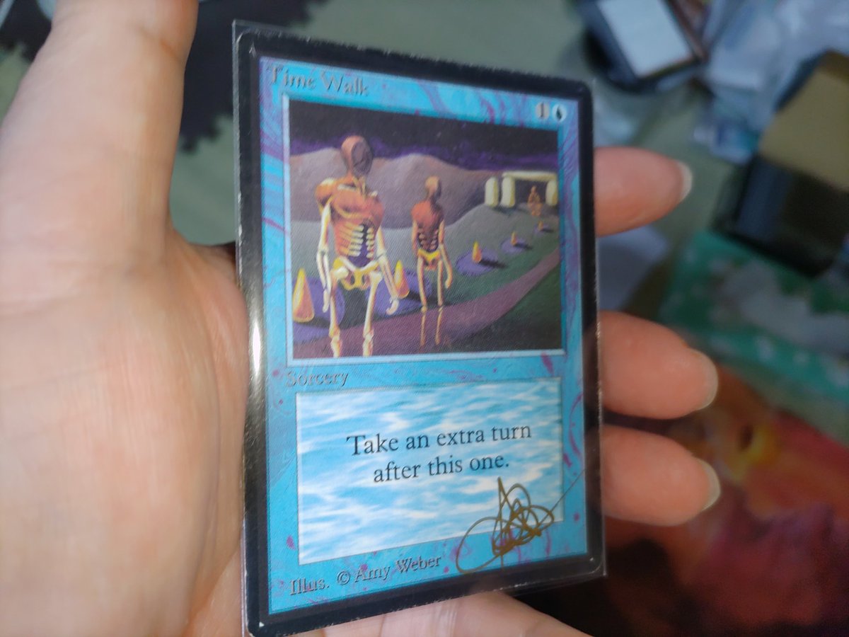 fa5011900679's tweet image. 遂に手に入れました！

具合悪いワイに代わりに代理で買ってくださった。

添削氏には感謝しかないです。

荒木夫妻にもお世話になりました。

ありがとうございます&amp;lt;(_ _)&amp;gt;

＃MTG
＃P9
＃今日のサインド
＃mtgsign