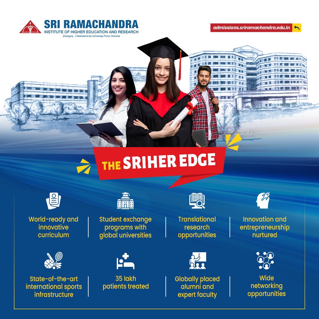 Sri Ramachandra Institute Of Higher Education on X: We pride