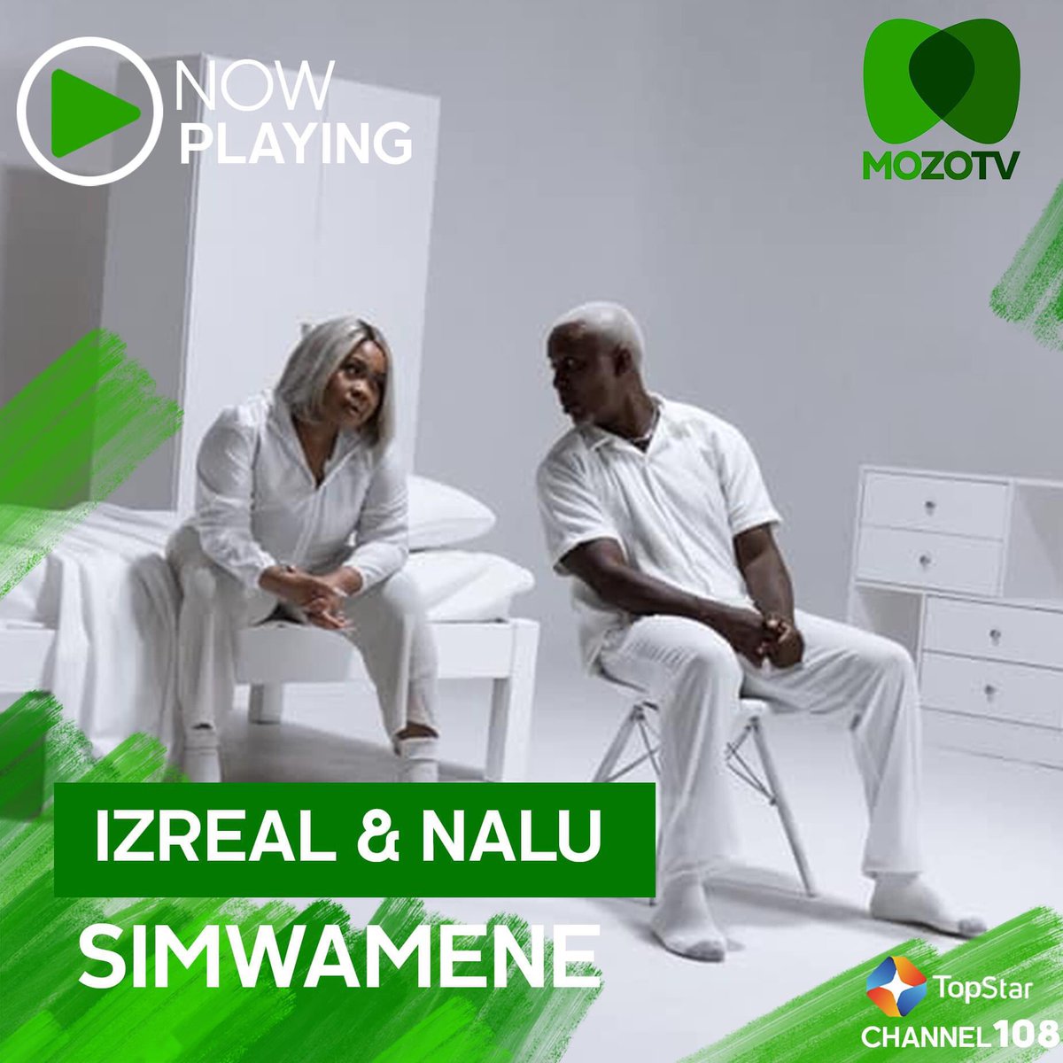 Izrael & Nalu- Simwamene 💃  #NowPlaying 

Tune In Now! TopStar Channel 108 and 544 on DTH (Dish)💚
Also, install the Startimes APP via the link below 👇🏾:
play.google.com/store/apps/det…...   

#ARefreshingExperience #NowPlaying