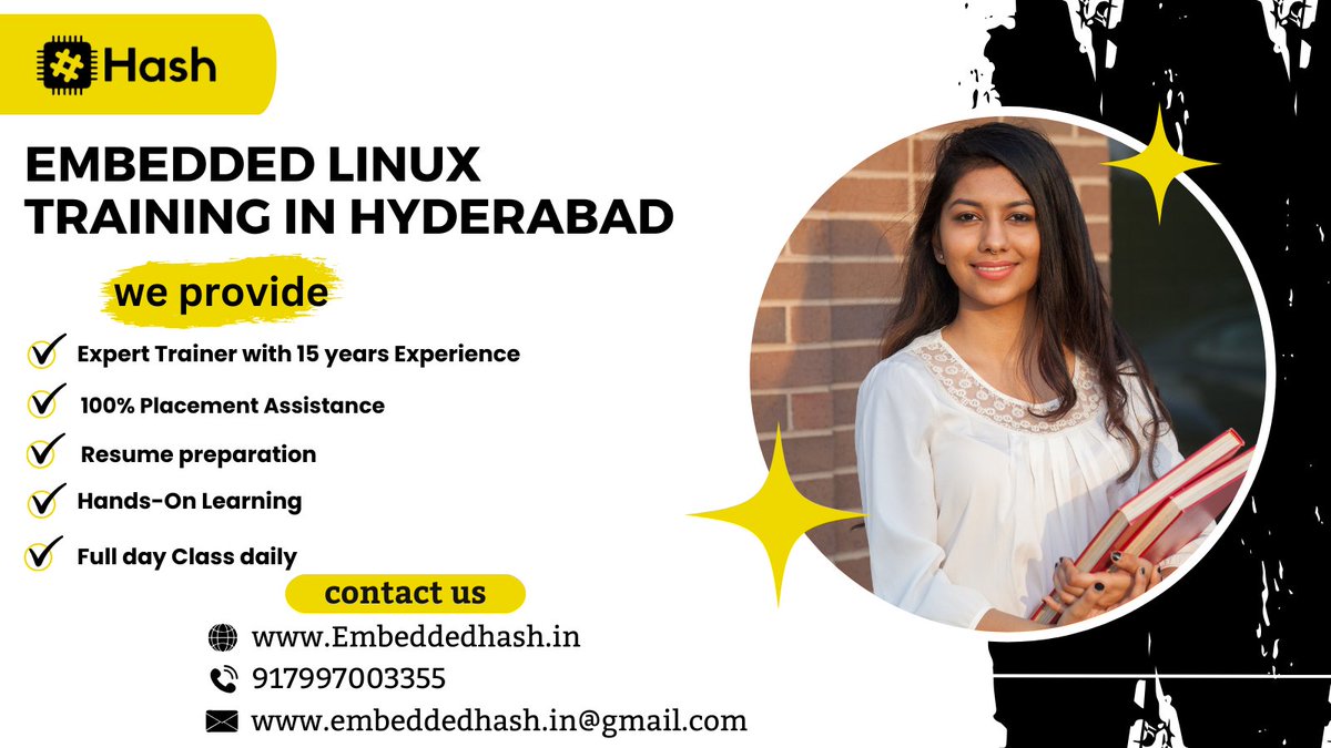 EmbeddedHash_in's tweet image. Join now in Embedded Hash and enhance your career by learning Embedded Linux Training in Hyderabad Enroll Now for FREE DEMO..! 
Contact us or Whatsapp: 9505007755
Visit: embeddedhash.in/embedded-linux…
#embeddedlinuxcourse #raspberrypi #embeddedworld #embedded #embeddedsystemscourse