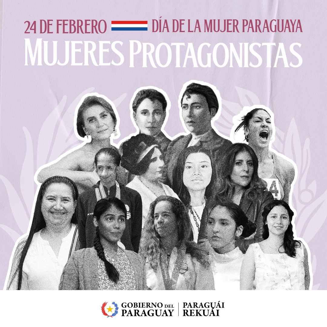 Miticpy's tweet photo. Como ellas, nos inspiran cada una de las mujeres del país. 
❤️🇵🇾 https://t.co/rJ4fCdNCeU