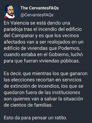 Auroraiterum's tweet photo. Hay cosas como esto, que debería leer mucha gente. 
Sabiendo lo que cuestan los pisos, seguramente los residentes que tuvieran derecho a votar claro, habrán votado al PP. https://t.co/3At1rXeRcK
