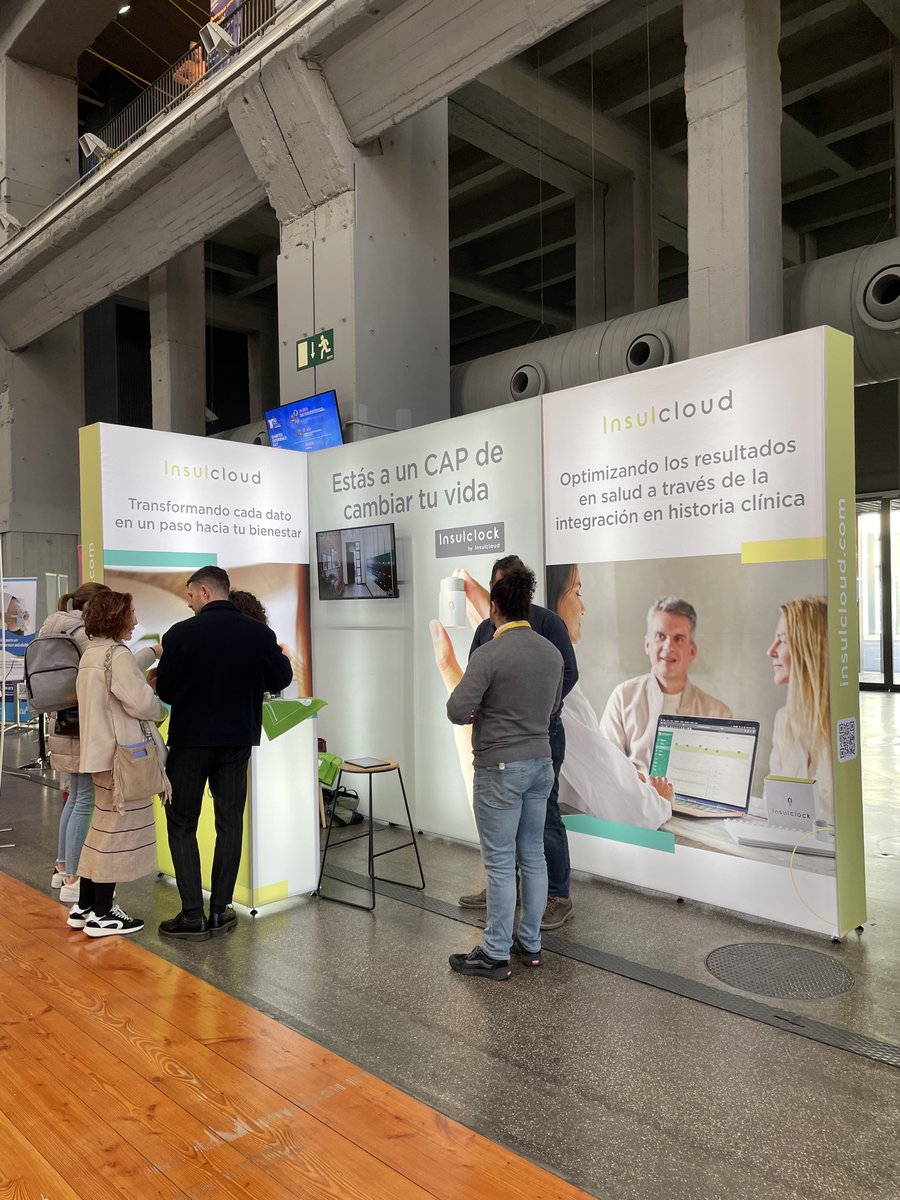 insulcloud's tweet photo. 🔛Hoy seguimos presentes en el @DiabetesExpeDay  #DED24, contribuyendo en el camino hacia el #bienestar de las personas con #diabetes #insulclock #bienestar #tecnologia💚 https://t.co/Y9MR15D6gA