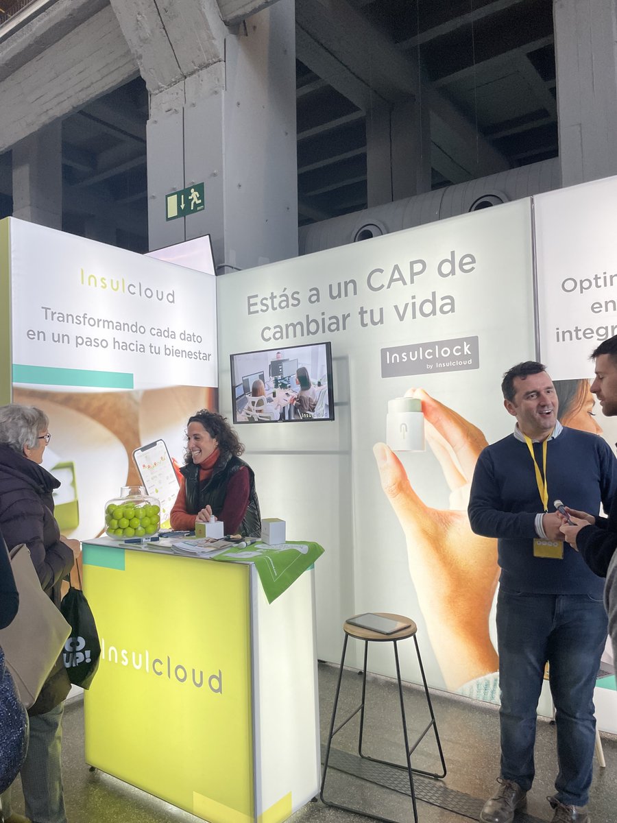 insulcloud's tweet photo. 🔛Hoy seguimos presentes en el @DiabetesExpeDay  #DED24, contribuyendo en el camino hacia el #bienestar de las personas con #diabetes #insulclock #bienestar #tecnologia💚 https://t.co/Y9MR15D6gA