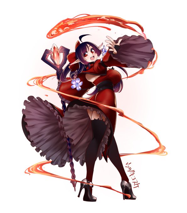 オリキャラとかもたまに描きます( ˘ω˘ )
 #三連休はフォロワーさんが増えるらしい 