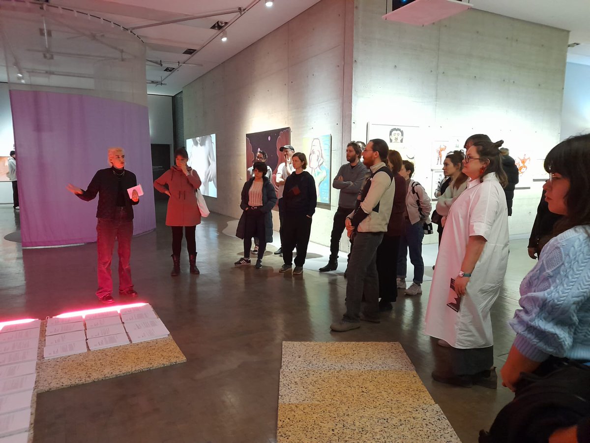 An amazing tour of Darker, Lighter, Puffy, Flat at <a href="/KunsthalleWien/">Kunsthalle Wien</a> with the curator Laura Amann, who offered a gaze on different issues starting from the topic of breasts in order to rise questions and stimulate reflections through a journey among a variety of artworks and voices