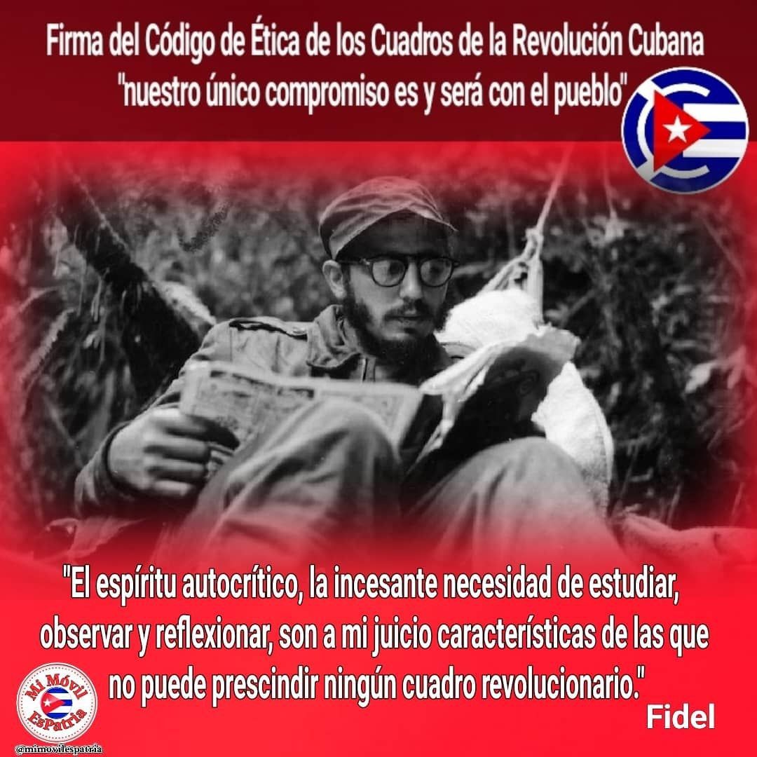 La Firma del Código de Ética de los Cuadros de la Revolución Cubana, es un alto honor y compromiso con el pueblo.
#Cuba #SantiagoDeCuba