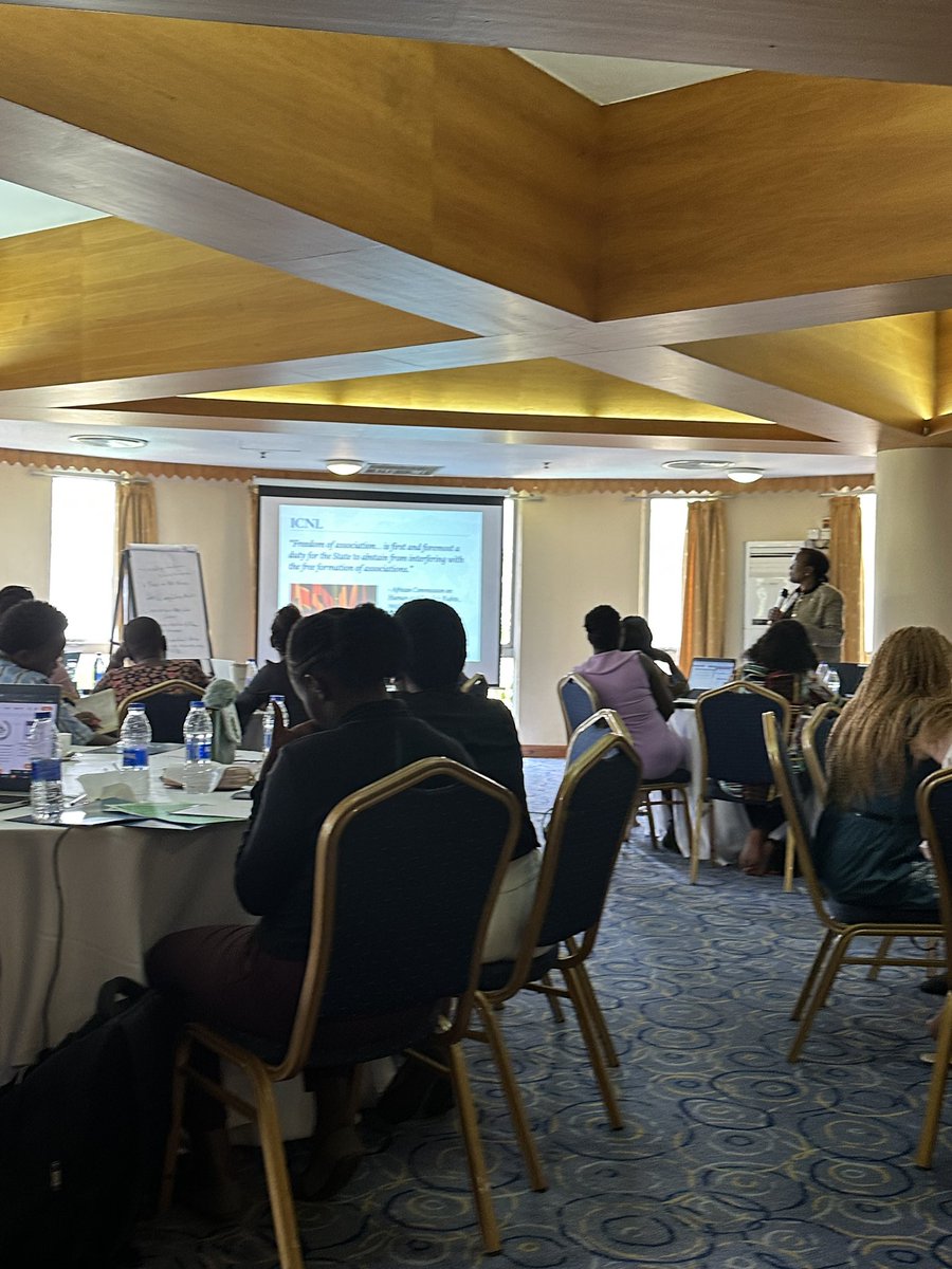 Last week we joined @wougnet & @ICNLAlliance for a consultative Meeting “Supporting Women HRDs Advocacy on Enabling Environment Issues.” Key take aways included ‘Know Your Rights’ which aimed at strengthening capacity in advocacy to improve WHRDs’ enabling environment.