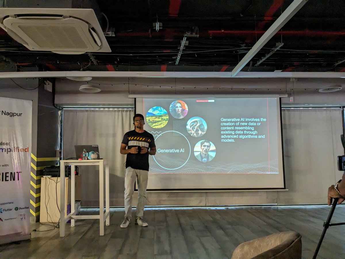 AtharvaWerulkar's tweet image. Flutter X GenAI by Suriya Kalidoss Lead Technical Consultant at @PerficientIndia
#FlutterPulse by @FlutterNagpur