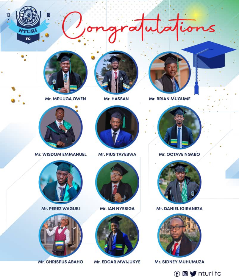 FcNturi's tweet photo. We congratulate some of our very own upon graduating in their respective fields at the #30thMUSTGrad
We wish you the best in your future endeavours
#COYE https://t.co/0GiywdGe22