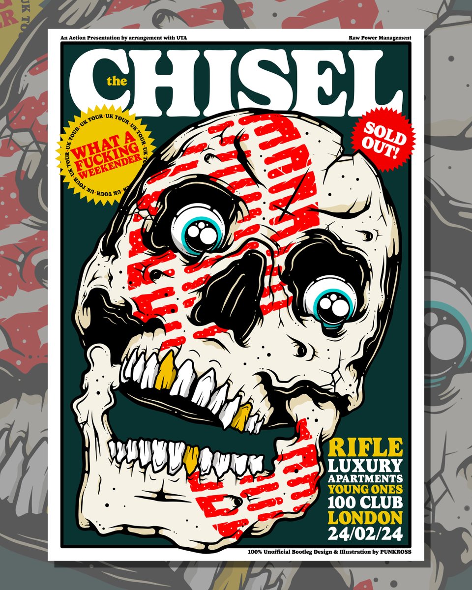 punkross's tweet photo. The Chisel SOLD OUT at the 100 club tonight! https://t.co/0geDEtIUka