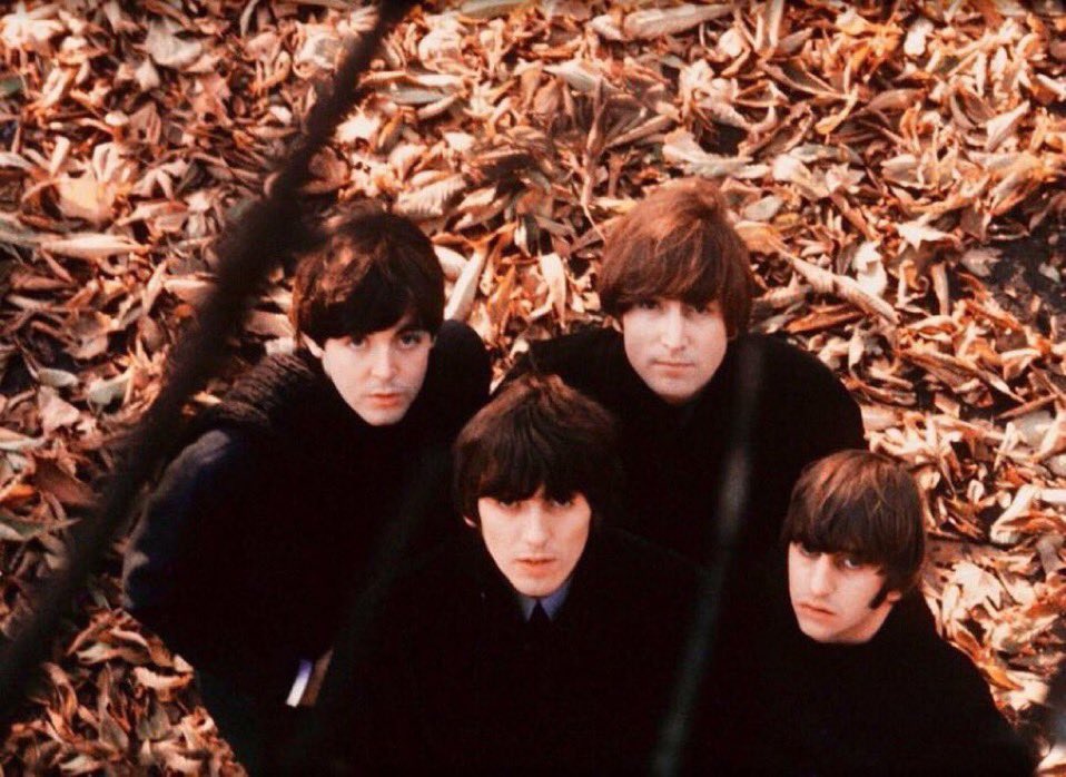 Beatles For Sale autumnal photoshoot, Hyde Park, London, 1964 #TheBeatles #beatlesforsale #sixties #sixtiesmusic #sixtiesfashion #sixtiesstyle #1960s #beatlesalbums #HydePark #beatleslondon