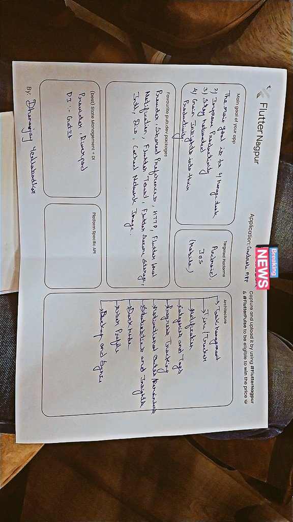 d_yedlabadkar's tweet image. Completed the flutter Challenge (App Creation) in Flutter Pulse : Expertise Amplified at Perficient Nagpur.
#FlutterNagpur #FlutterPulse
@FlutterNagpur