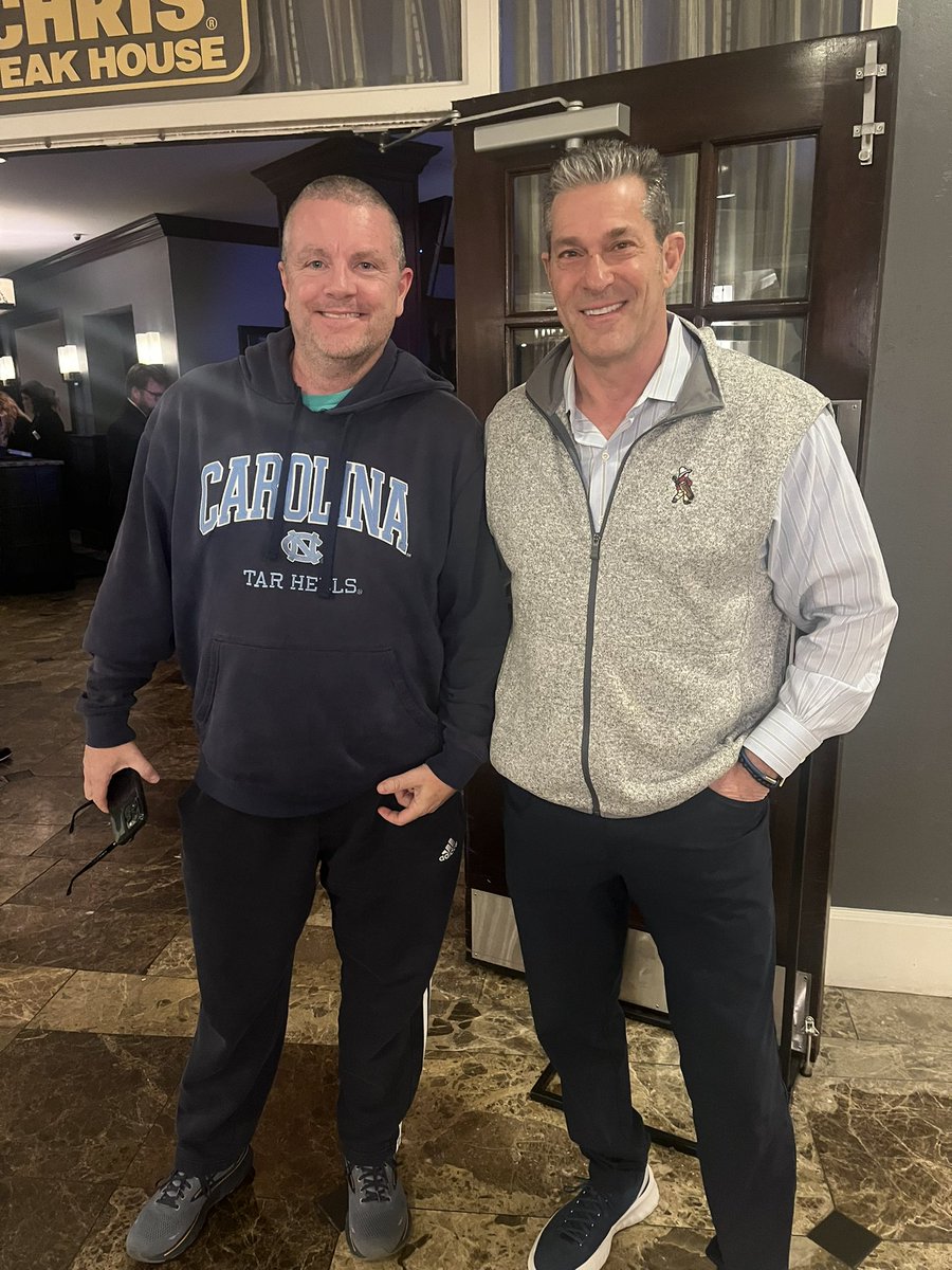 Walking into dinner last night a really nice COJ listener named Kevin came up to me and thanked me for all the hard work that was done by the team. Made my night. EB
