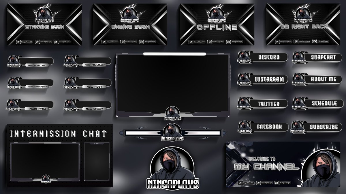 Big shoutout to <a href="/taylor_martin07/">Taylor Martin</a> for these sick overlays for my stream. Really appreciate the hard work she put in for me.