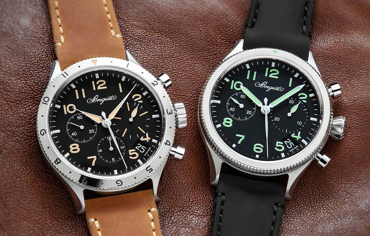 time_watches's tweet image. #Breguet has a unique connection with the world of #aviation. The Breguet #Type20 is one of the most beloved #pilotwatches produced in the post-WWII era and holds a captivating history. We trace it in our feature article online at timeandwatches.com/2024/02/weeken… #breguettype20