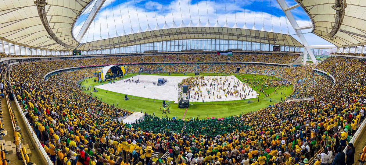 Engineers study engineering to build stadiums like Moses Mabhida Stadium to host #ANCManifestoLaunch etc
#EngineeringVoices
#Engineering 
#ActivistEngineers
