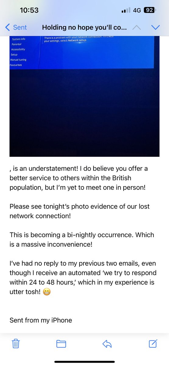 My third email to @grainbroadband -not holding out much hope to a resolution to our constant internet issues. @virginmedia please promise me your broadband might be better!? 😬