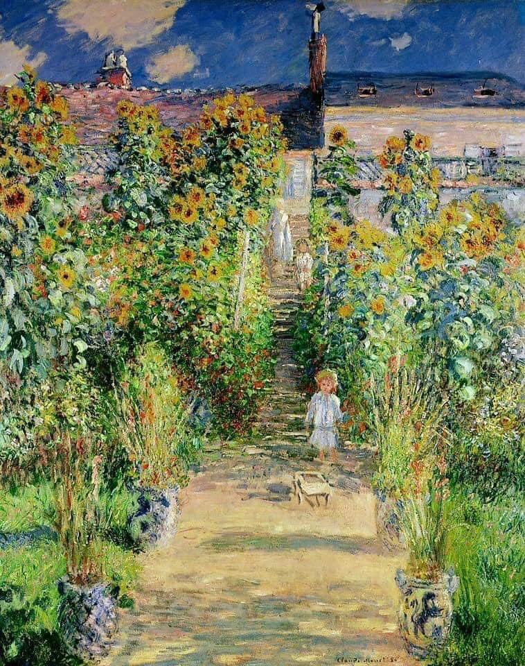 Claude Monet's colorful gardens