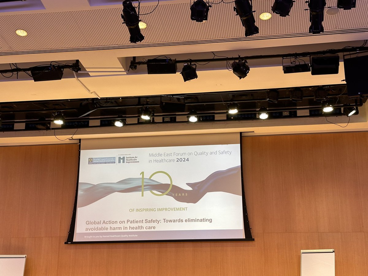 A very important lecture by <a href="/WHO/">World Health Organization (WHO)</a> on #patientsafety #MEF2024