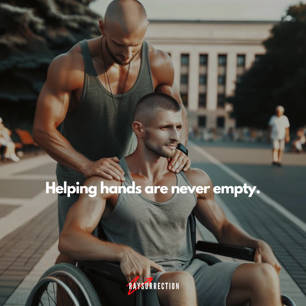 Helping hands are never empty. 
#KindnessMatters #HelpingHands #ContributionMatters #BeTheChange #MakeADifference #SpreadLove #GiveBack #EmpowerOthers #PositiveImpact #SupportEachOther