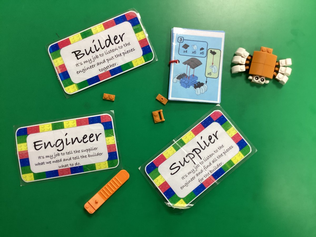 Our pupils have been doing some Lego therapy and they love it! Each pupil has a role and they describe a task for their partner. @LEGO_Group  #masterbuilder #legotherapy