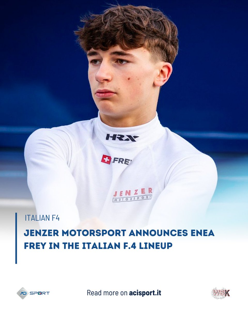 Jenzer Motorsport continues to enrich the lineup in the #IF4C with Enea Frey -- Jenzer Motorsport continua ad arricchire lo schieramento dell'Italian #F4 Championship con Enea Frey 🌐 acisport.it