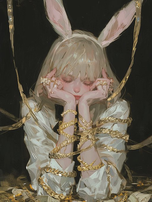 &ldquo;Sad Girlz Luv Money&rdquo; 🪢🐰👯&zwj;♀️💵  #AIart #ArtificialIntelligenceArt #midjourney #DigitalArt #girls #bunnies #AIgeneratedArt #rooebunny #shibari #concept<a href="/tag/aiart"class="tags">#AIart</a><a href="/tag/artificialintelligenceart"class="tags">#ArtificialIntelligenceArt</a><a href="/tag/midjourney"class="tags">#midjourney</a><a href="/tag/digitalart"class="tags">#DigitalArt</a><a href="/tag/girls"class="tags">#girls</a><a href="/tag/bunnies"class="tags">#bunnies</a><a href="/tag/aigeneratedart"class="tags">#AIgeneratedArt</a><a href="/tag/rooebunny"class="tags">#rooebunny</a><a href="/tag/shibari"class="tags">#shibari</a><a href="/tag/concept"class="tags">#concept</a>