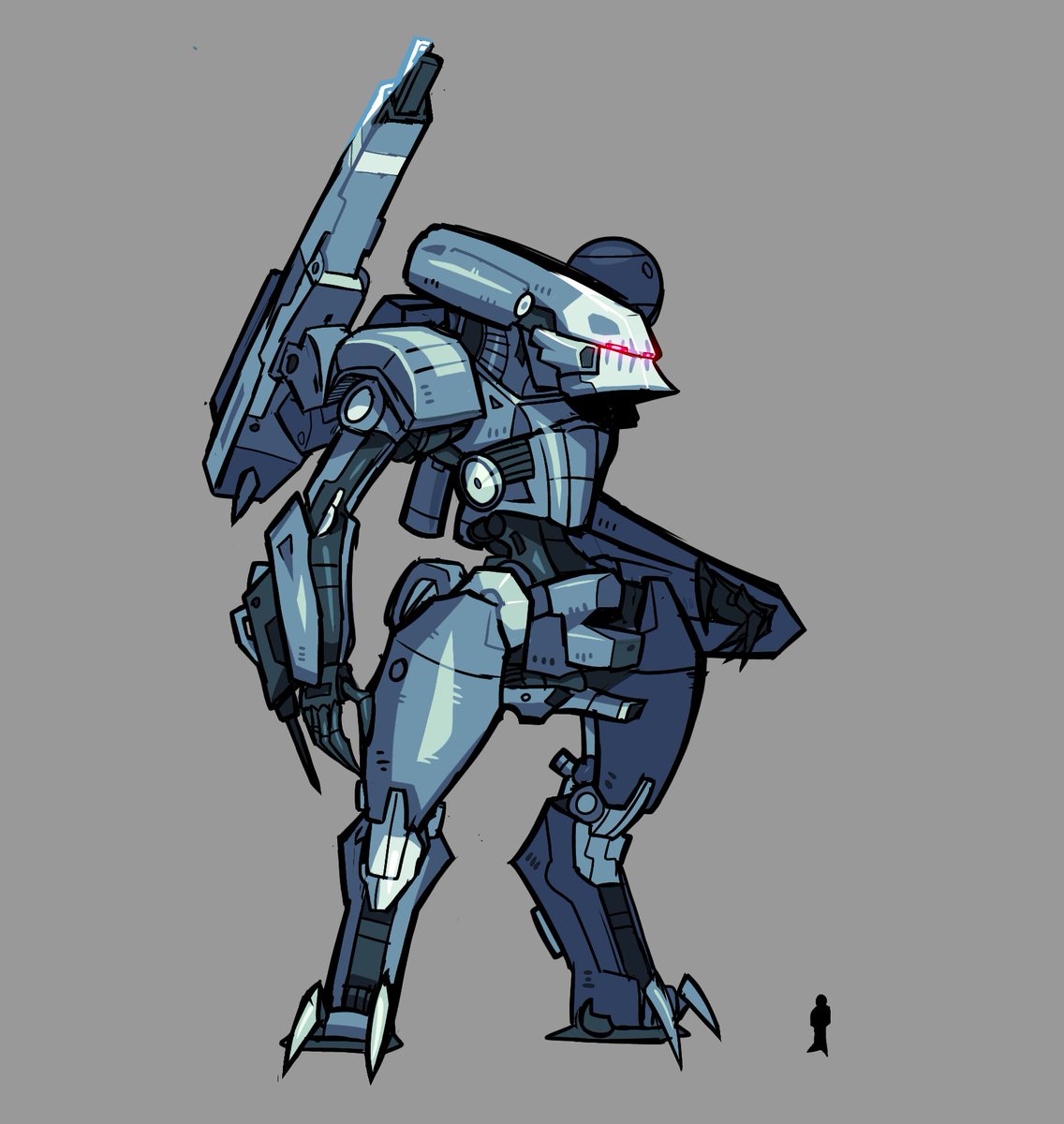 Idk just wanted to draw a robot