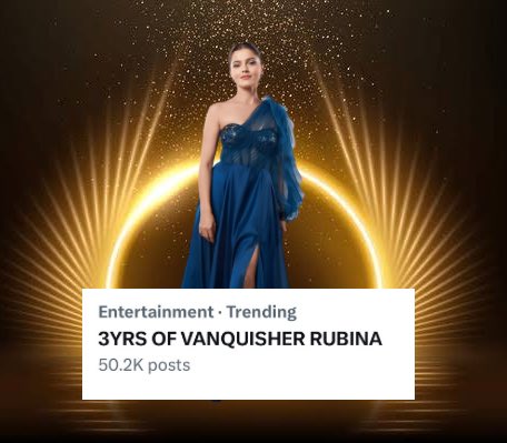 Rubina Dilaik Official FC ๐ (@rubina_ofc_) on Twitter photo Completed 50K Tweets thatโs appreciable being a 4 year old Bigg Boss fandom we <a href="/RubiDilaik/">Rubina Dilaik</a> fans are still one the strongest of all ! #RubinaDilaik 
3YRS OF VANQUISHER RUBINA Completed 50K Tweets thatโs appreciable being a 4 year old Bigg Boss fandom we <a href="/RubiDilaik/">Rubina Dilaik</a> fans are still one the strongest of all ! #RubinaDilaik 
3YRS OF VANQUISHER RUBINA