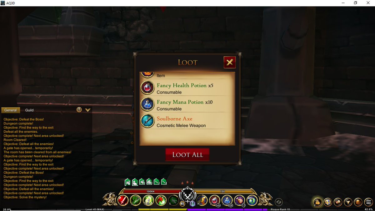 hibudh's tweet image. 4 or 5 years maybe I tried to get this, and only now I got it. actually I have given up and here I am looking for Dark Necrohencer, and unexpectedly I got the SoulBorne Axe. 😎

okay next how long did it take for A Frogzard Ate My Head?? 😅 #AQ3D