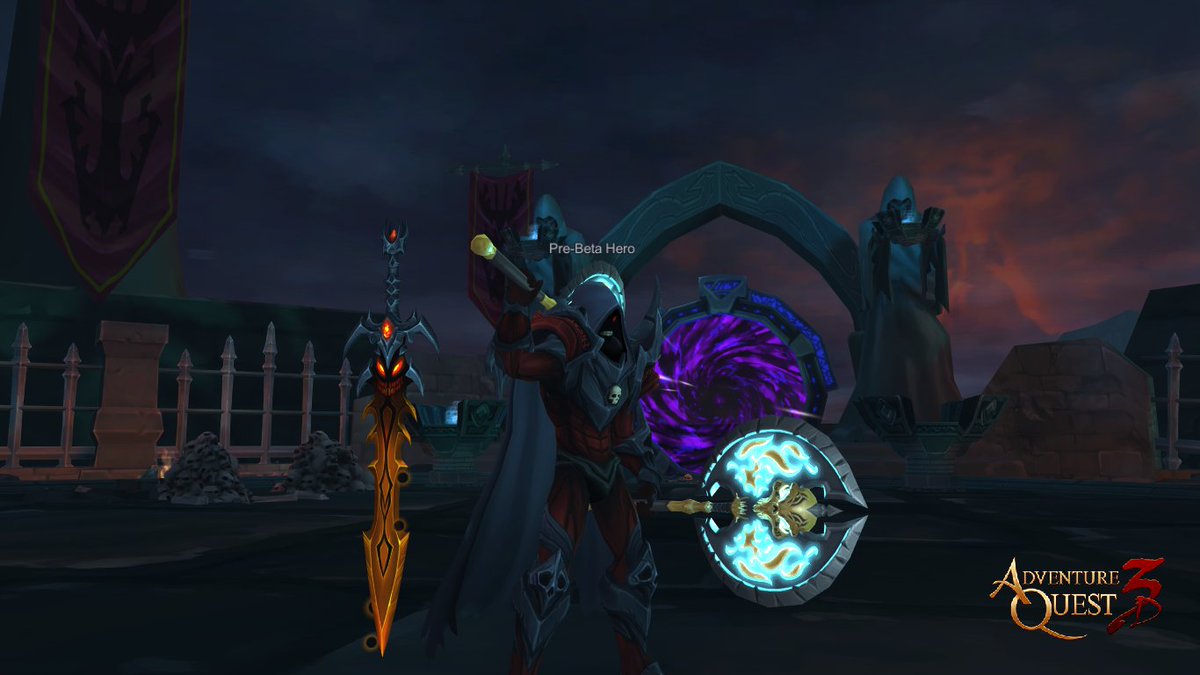 hibudh's tweet image. 4 or 5 years maybe I tried to get this, and only now I got it. actually I have given up and here I am looking for Dark Necrohencer, and unexpectedly I got the SoulBorne Axe. 😎

okay next how long did it take for A Frogzard Ate My Head?? 😅 #AQ3D