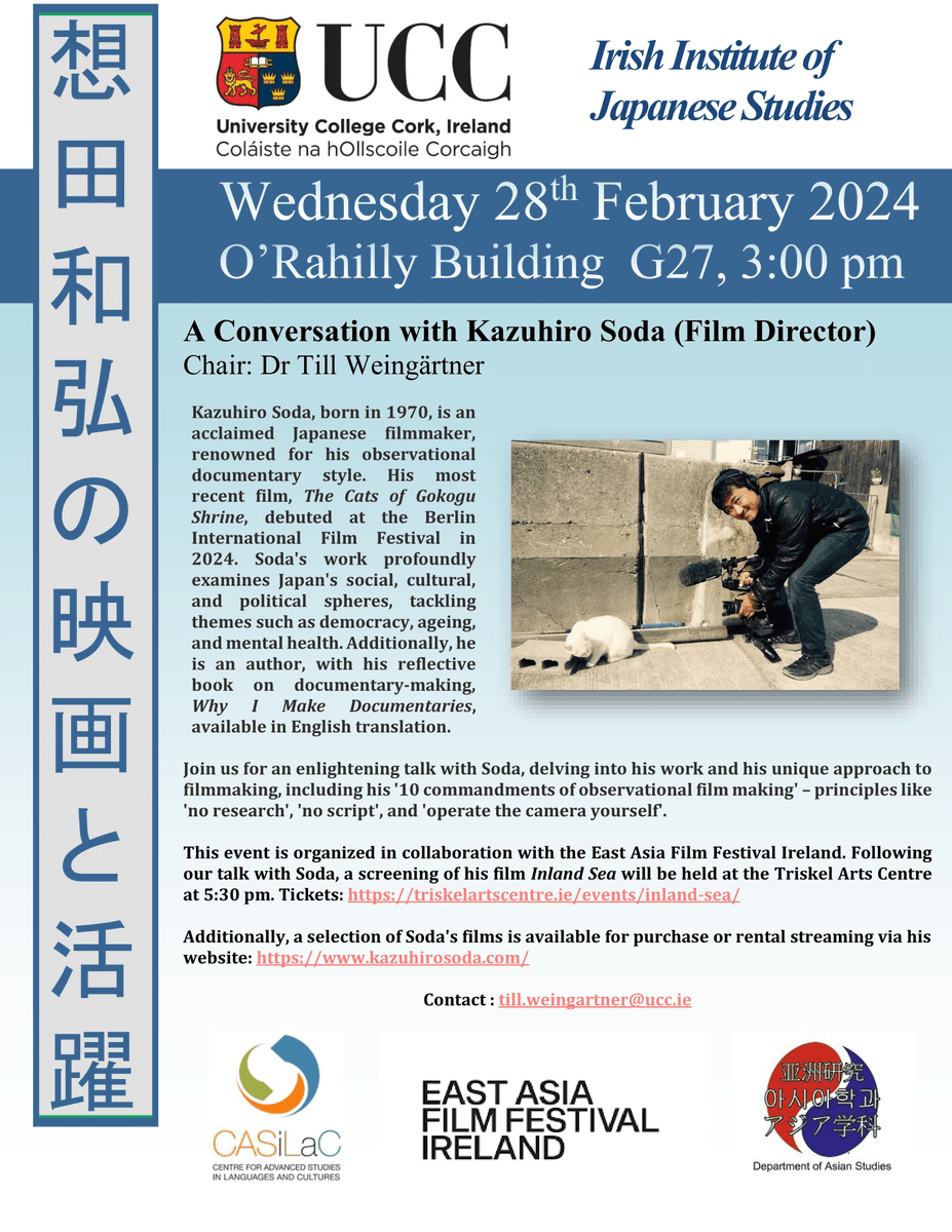 UCC Asian Studies tweet media