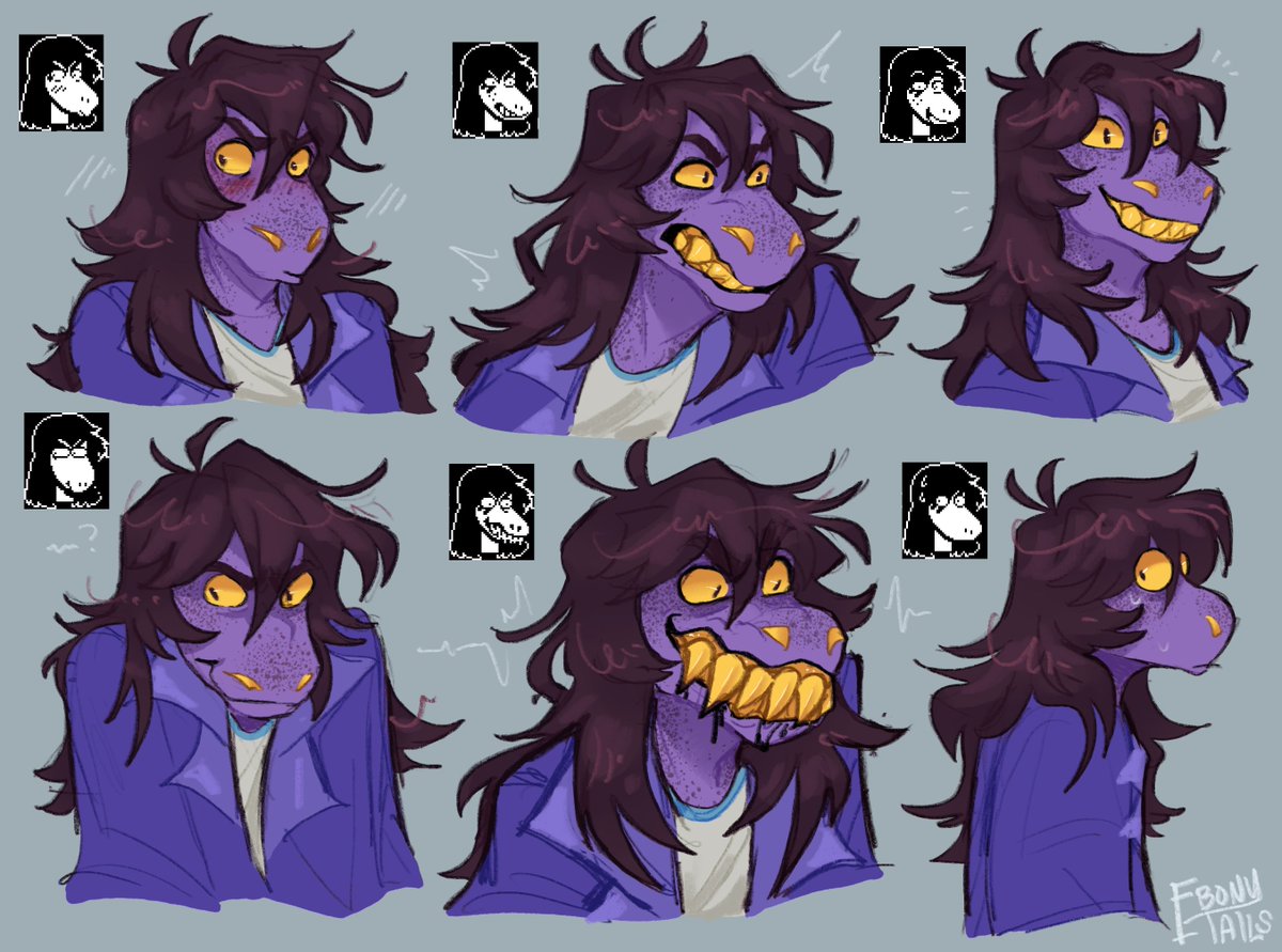 EbonyTails's tweet photo. #DELTARUNE
i dont think ive done enough talk sprite redraws for her 🦖 https://t.co/06dD9r6vxF