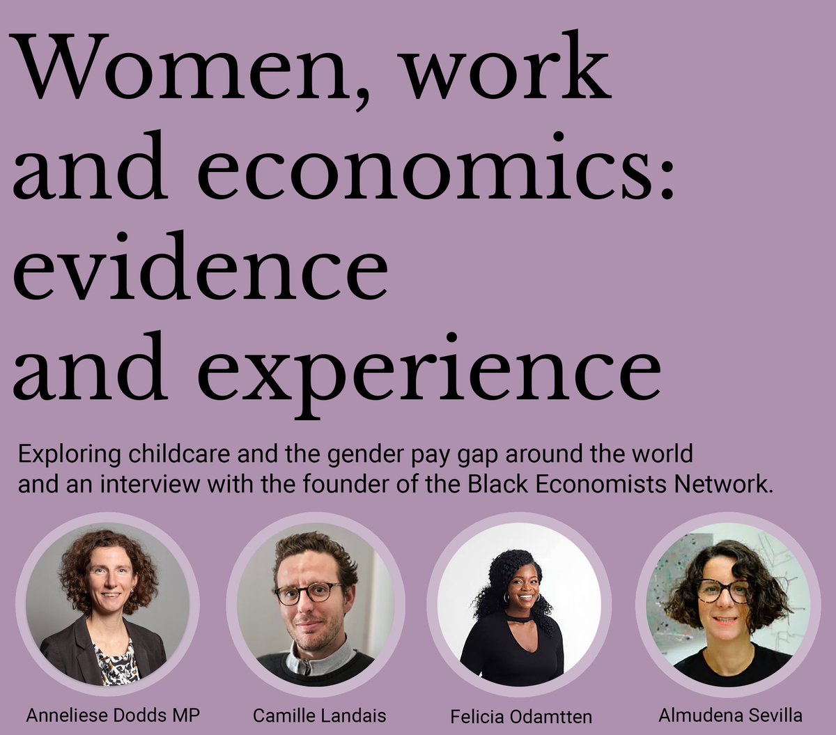 Almudena SEVILLA (@sevilla_almu) on Twitter photo Come to discuss research-driven policy solutions to address gender inequality with colleagues <a href="/asvalero/">Anna Valero</a> and <a href="/landais_camille/">camille landais</a> <a href="/CEP_LSE/">Centre for Economic Performance</a> together with <a href="/AnnelieseDodds/">Anneliese Dodds</a> MP, and <a href="/LSEalumni/">LSE Alumni</a> and fellow Economist Felicia Odamtten, 👇 <a href="/UKWomenEcon/">UK Women in Economics Network (UK WEN)</a> <a href="/RoyalEconSoc/">Royal Economic Society</a>
forms.office.com/pages/response… Come to discuss research-driven policy solutions to address gender inequality with colleagues <a href="/asvalero/">Anna Valero</a> and <a href="/landais_camille/">camille landais</a> <a href="/CEP_LSE/">Centre for Economic Performance</a> together with <a href="/AnnelieseDodds/">Anneliese Dodds</a> MP, and <a href="/LSEalumni/">LSE Alumni</a> and fellow Economist Felicia Odamtten, 👇 <a href="/UKWomenEcon/">UK Women in Economics Network (UK WEN)</a> <a href="/RoyalEconSoc/">Royal Economic Society</a>
forms.office.com/pages/response…