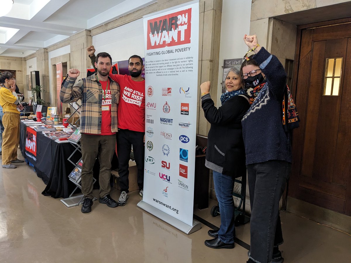 hayesrya's tweet image. Great to be with @UniteITF colleagues past and present at the @WarOnWant #AndStillWeRise festival today!