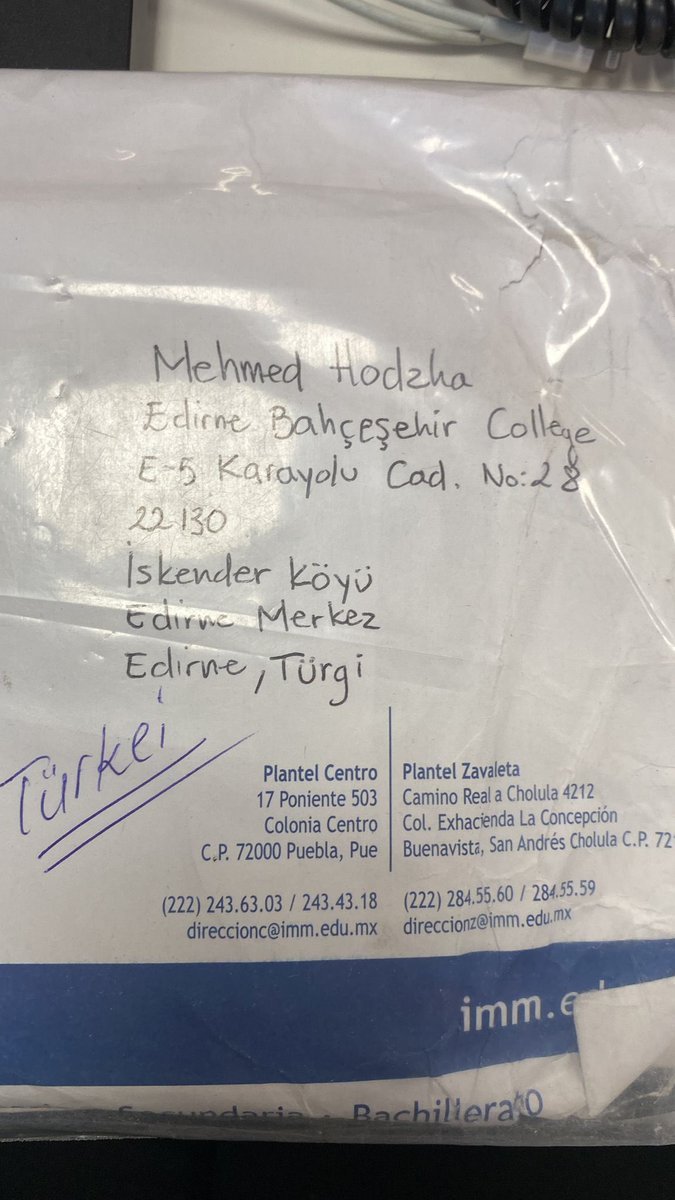 We have finally got the letters we were waiting from Mexico and looking forward to reply with my students🇲🇽🇹🇷<a href="/GSchoolAlliance/">Global School Alliance</a> <a href="/kaansezgin/">Kaan Sezgin</a> <a href="/tubakevserarda/">tuba arda</a> <a href="/kbrbulut57/">KÜBRA BULUT</a>